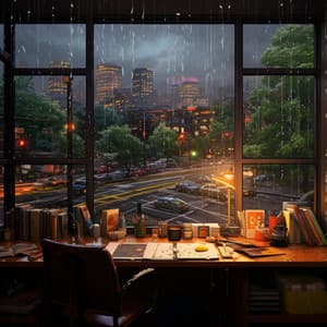 Productive Rain Flow: A Symphony for Efficiency - Nature Sounds Library