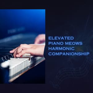 Elevated Piano Meows: Harmonic Companionship - Silentography