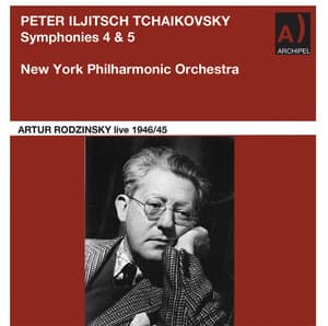 Artur Rodzinsky conducts Tchaikovsky Symphonies 4 & 5 live - Pyotr Ilyich Tchaikovsky