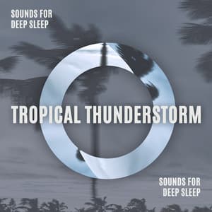 Tropical Thunderstorm Sounds for Deep Sleep: Rain Music of Nature White Noise for Mindfulness Meditation Relaxation and Sleep Tropical Thunder Storm - Healing Rain Sound Academy