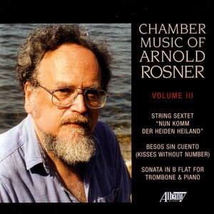 Chamber Music of Arnold rosner, Vol. III - Arnold Rosner