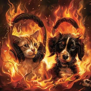 Fire Hearth: Soothing Music for Pets - Calming Music For Pets