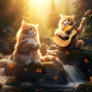 Music's Blaze of Feline Delight: Harmonious Tunes for Cats - Stormour