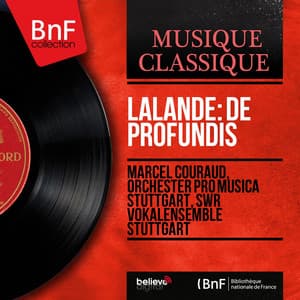Lalande: De profundis - Michel Richard Delalande