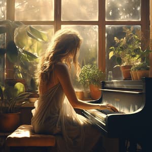 Ambiente Para Un Estudio Nutritivo: Ecos De Piano Sereno - Musica Relajante De Piano Clásica