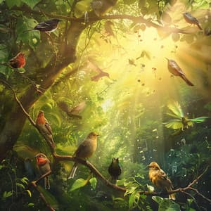 Binaural Echoes: Birds Harmonic Melodies - 80 88 Hz - Northern Sines