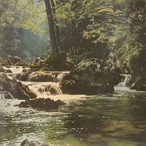 Binaural Waterfalls: Melodic Streams - Binaural Sleep Brainwave Beats