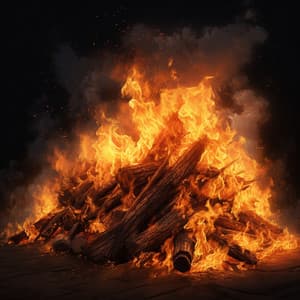 Meditation by the Fire: Tranquil Flame Ambience - Celestial Meditation Master