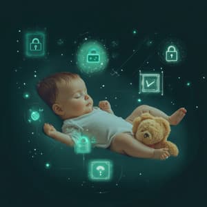 Charm of Celeste: Piano Raindrops for a Babymoon Slumber - Bedtime Piano