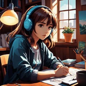 Caffeine & Notebooks: Lo-Fi Beats for Exam Prep - Lofi Hip-Hop Beats