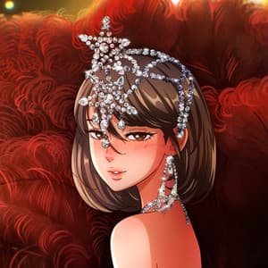 the life of a showgirl, but lofi - louisette