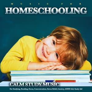 Music For Homeschooling: Calm Study Music For Studying, Reading, Focus, Concentration, Stress Relief, Anxiety, ADHD Aid, Study Aid - Deep Focus
