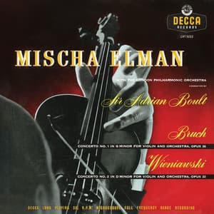 Bruch: Violin Concerto No. 1; Wieniawski: Violin Concerto No. 2 - Mischa Elman