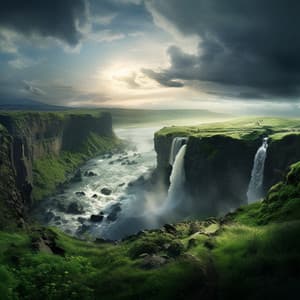 Oceanic Melodies: A Symphony of Music and Waves - 8k Sound Library