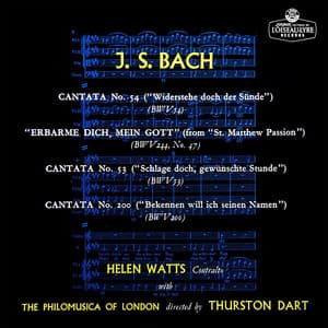 Bach, J.S.: Cantatas Nos. 53, 54, 200; Erbarme dich - Johann Sebastian Bach