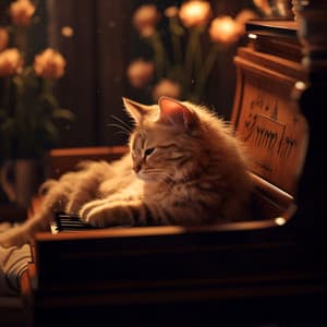 Piano Purr: Cats Melodic Dream - Piano Cat
