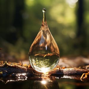 Meditative Raindrops: Musical Tranquility - Northerly Nature