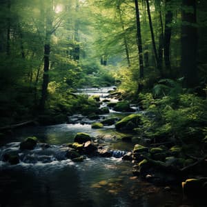 Soñando Junto Al Arroyo: Coro Nocturno Tranquilo Con Melodías - Fondos de sonidos de la naturaleza