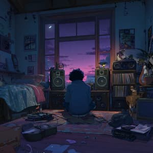 Canvas Nightfall - Lofi Chill and Study