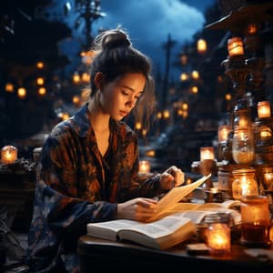 Llamas De Estudio Sereno: Música Relajante A La Luz Del Fuego - Naturaleza y Sonidos Fondos