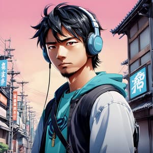 Waves of Stillness: Lofi Vibes for Study & Relaxation - Anime Girl Lofi