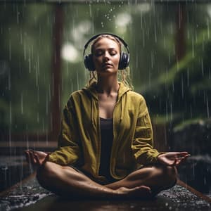 Yoga in Rain: Binaural Tranquil Rhythms - Pure Binaural Beats