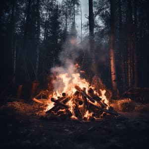 Meditation with Fire: Ember Glow Tranquility - Brain Stimulation Consort