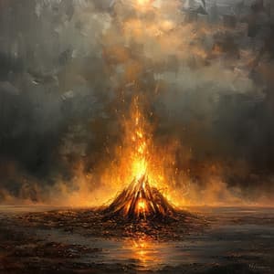 Brasas Suaves: Ambiente Calmo Con Fuego Cálido - Música para Desayuno De Lujo