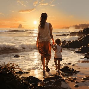 Olas Binaurales Para Bebés: Canciones De Cuna Oceánicas Serenas - Música para amamantar