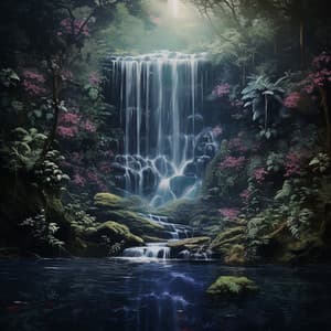 Waterfall Serenity: Pets' Relaxation - Business Background Music Consort