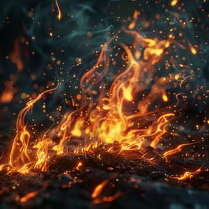 Cozy Chill Fire: Ambient Sounds - Chakra Healing Music