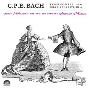 C.P.E.Bach: Symphonies 1-4, Cello Concerto in A - Carl Philipp Emanuel Bach