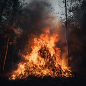 Fire's Focus: Intense Study Beats - Functional Music