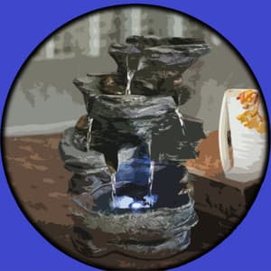 Small Indoor Waterfalls, Rock Gardens, and other Decorative Water Features for Background Sounds - Noise Spa