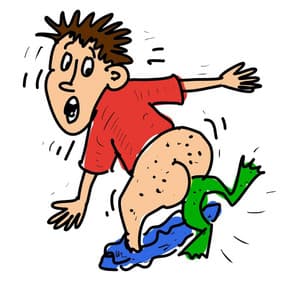 Kinderen zingen: 1 april kikker in je bil! - De Tekentovenaar