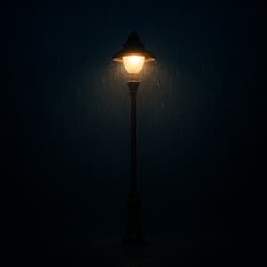 24Hr Rain: Streetlamp Rain - Meditation Rain Sounds