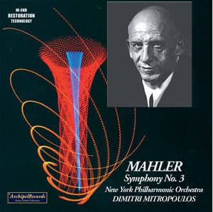 Mitropoulos live conducting Mahler Symphony No. 3 - Gustav Mahler