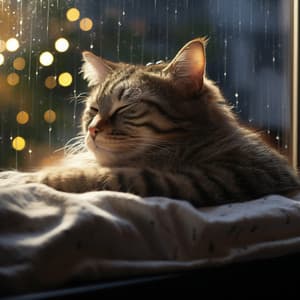 Bigotes Y Lluvia: Serenidad Felina - Naturaleza Ruido