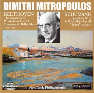Dimitri Mitropoulos conducts Beethoven and Schumann live - Robert Schumann