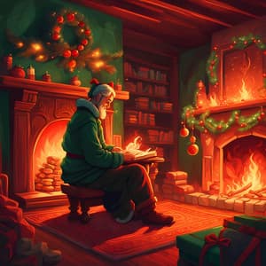 Cozy Fireplace Lofi: Holiday Chillhop Chill - Lofi Hip-Hop Beats