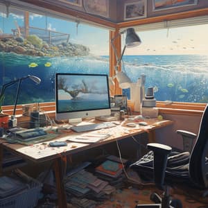 Ocean Study: Cognitive Wave Harmony - Soft Music