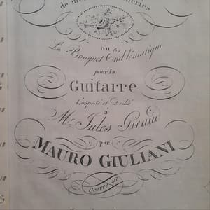 Mauro Giuliani: Le Bouquet Emblématique - Mauro Giuliani