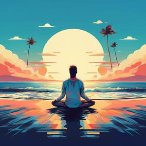 Music For Meditating Under The Moon's Tender Gaze - Meditative Music