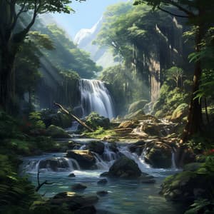 Binaural Serenity by the Rushing River - Healing Sines Binaural