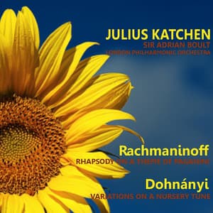 Rachmaninoff: Rhapsody on a Theme of Paganini - Dohnányi: Variations on a Nursery Tune - Julius Katchen