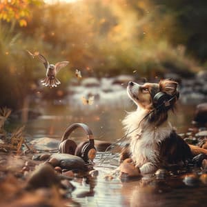 Pets and Nature: Binaural Birds Creek Serenity - 78 72 Hz - Calm Pets Music Academy