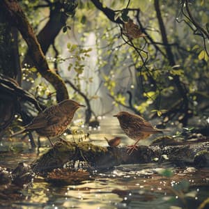 Binaural Birds and Creek for Nature Focus at Work - Working Music Solitude