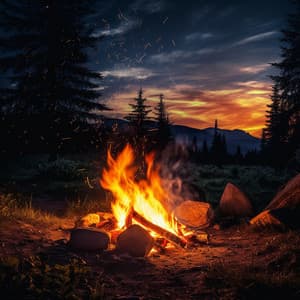Campfire Nights: Nature Sounds for Relaxation - Functional Music
