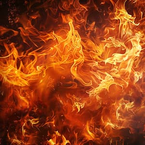 Warm Tranquility: Relaxation with Fire's Chill - Relax Around the World Studio