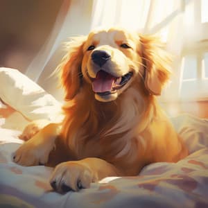 Dog's Delightful Fire Music: Flickering Frolic - Melodycloud